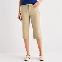 St. John's Bay Womens Mid Rise Capri Pant