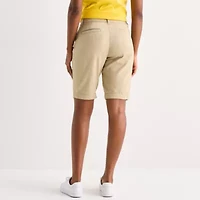 St. John's Bay Womens 19" Mid Rise Bermuda Short