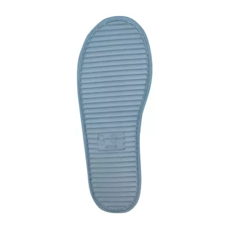 Jessica Simpson High Plush Cross Womens Slip-On Slippers