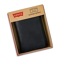 Levi's Slim Trifold W/Zipper Mens Personalized Slim Fold Wallet