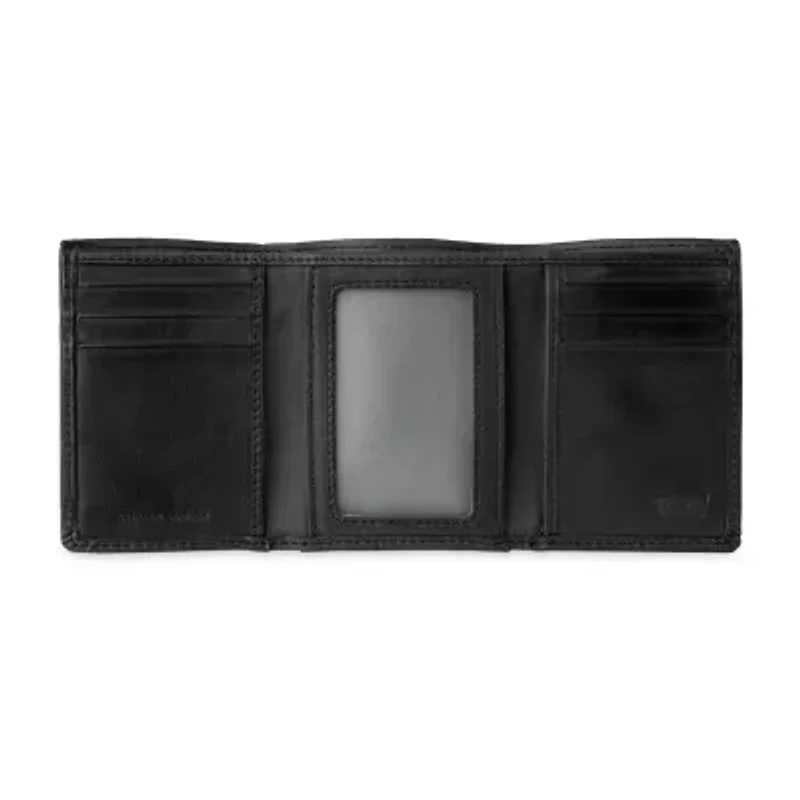 Levi's Slim Trifold W/Zipper Mens Personalized Slim Fold Wallet