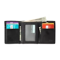 Levi's Slim Trifold W/Zipper Mens Personalized Slim Fold Wallet