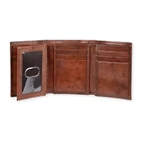 Dockers Rfid Extra Capacity Trifold With Zipper Mens Personalized Trifold Wallet