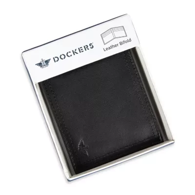 Dockers Rfid Extra Capacity Bifold Mens Bifold Wallet