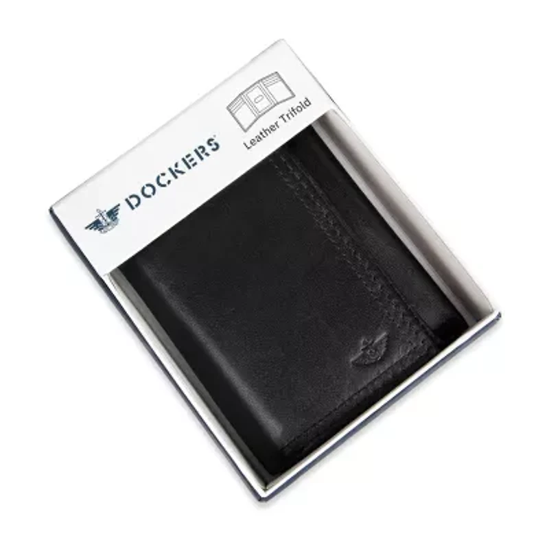 Dockers Rfid X-Cap Trifold Mens Wallet