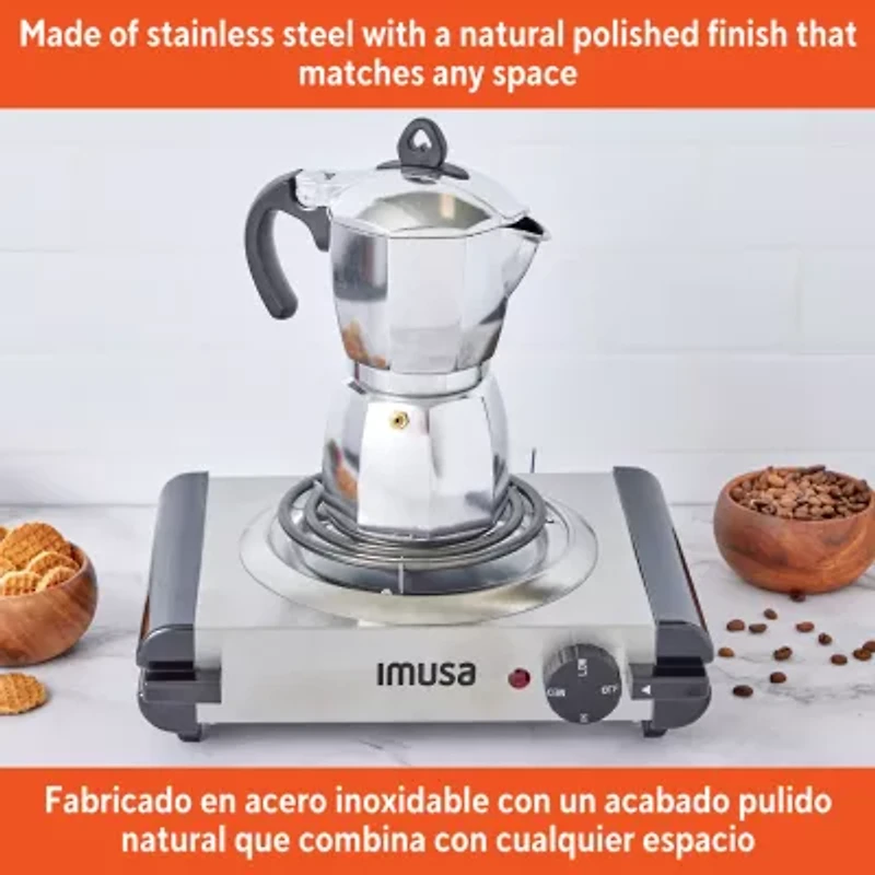 IMUSA Electric Stainless Steel Single Burner