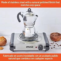 IMUSA Electric Stainless Steel Single Burner