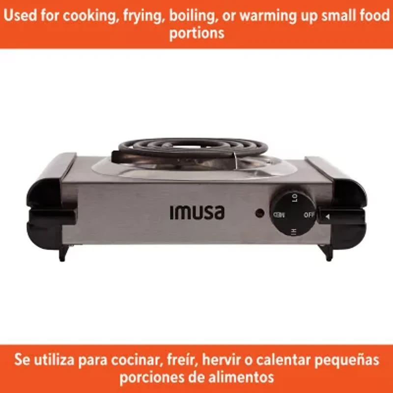 IMUSA Electric Stainless Steel Single Burner