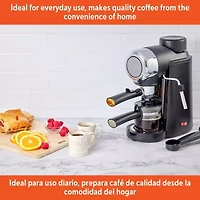 IMUSA Espresso + Cappuccino 4-Cup Coffee Maker