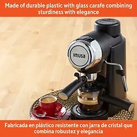 IMUSA Espresso + Cappuccino 4-Cup Coffee Maker