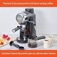 IMUSA Espresso + Cappuccino 4-Cup Coffee Maker
