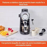 IMUSA Espresso + Cappuccino 4-Cup Coffee Maker