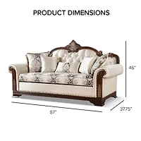 Dulupen Roll-Arm Sofa