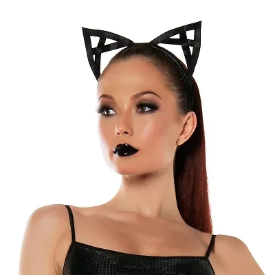 Womens Bondage Kitty Ears Costume