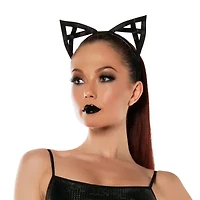Womens Bondage Kitty Ears Costume