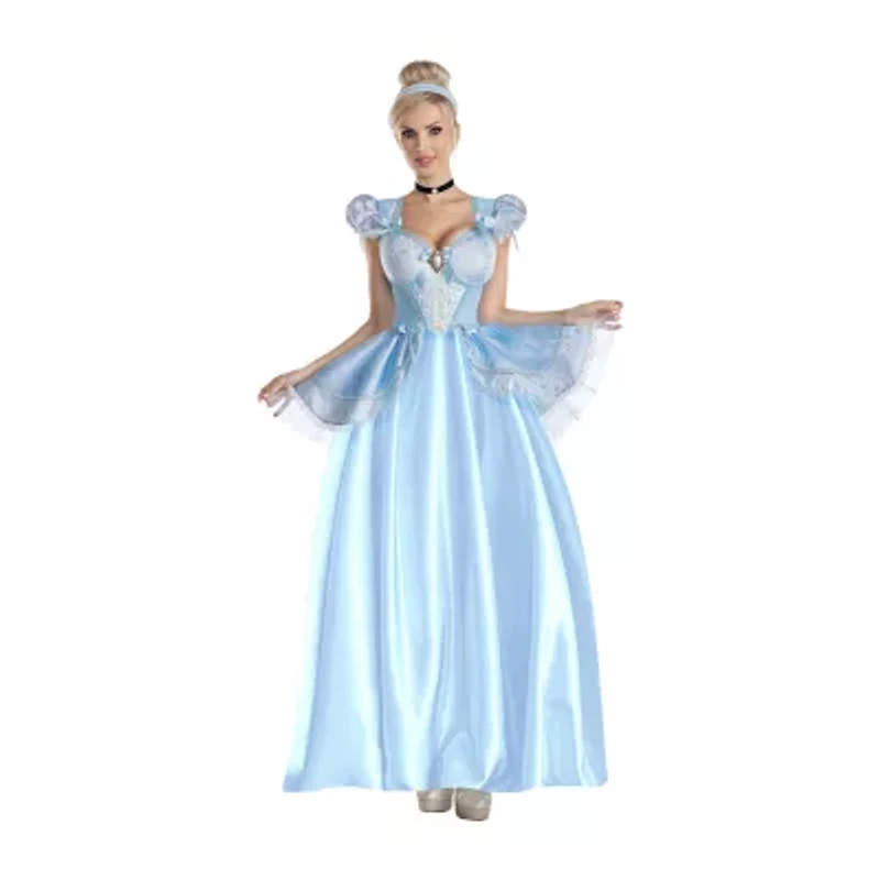 Womens Pumpkin By Midnight Princess Dress Costume