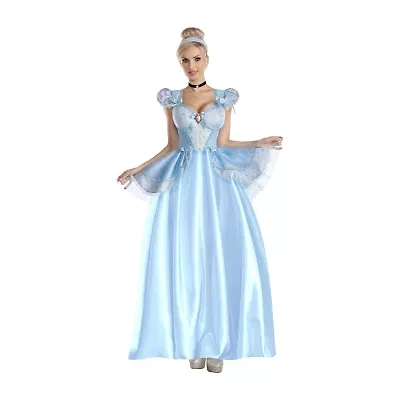 Womens Pumpkin By Midnight Princess Dress Costume