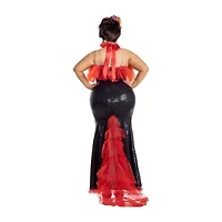 Womens Plus Glamour Muerta Costume