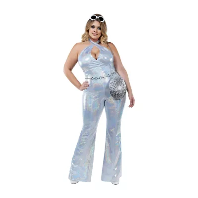 Womens Plus Disco Honey Costume