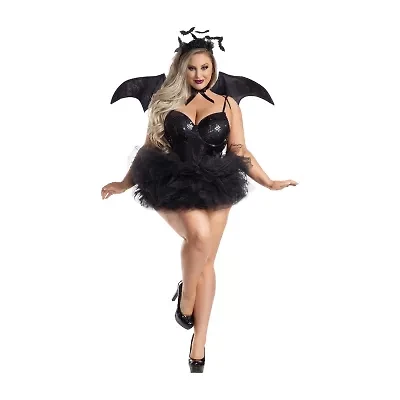 Womens Plus Bat Honey Costume