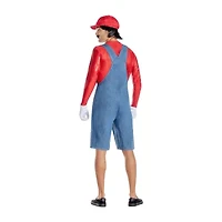 Mens Red Gamer Costume