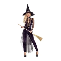 Womens Midnight Violet Witch Costume