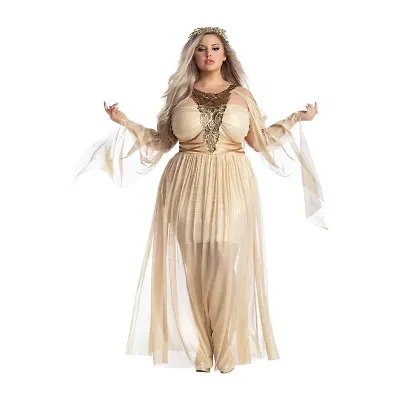 Womens Plus Gilded Goddess Costume