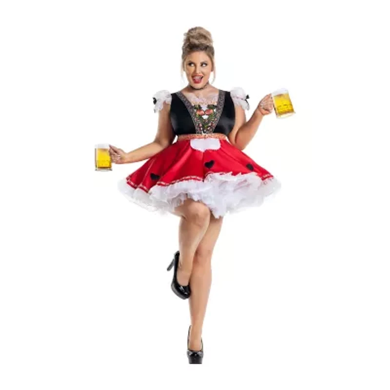Womens Plus Sweetheart Beer Maiden Costume