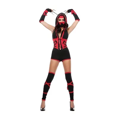 Womens Red Dragon Ninja Costume