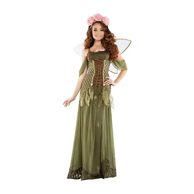Womens Rose Fairy Princess Costume