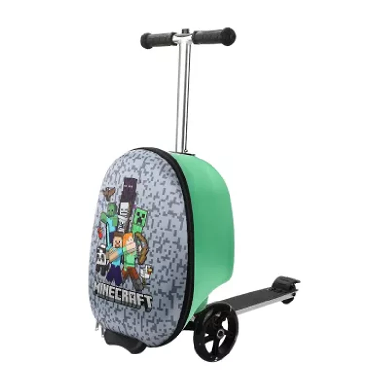 Bioworld Minecraft 2-in-1 18" Hardside Scooter Luggage