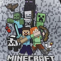 Bioworld Minecraft 2-in-1 18" Hardside Scooter Luggage