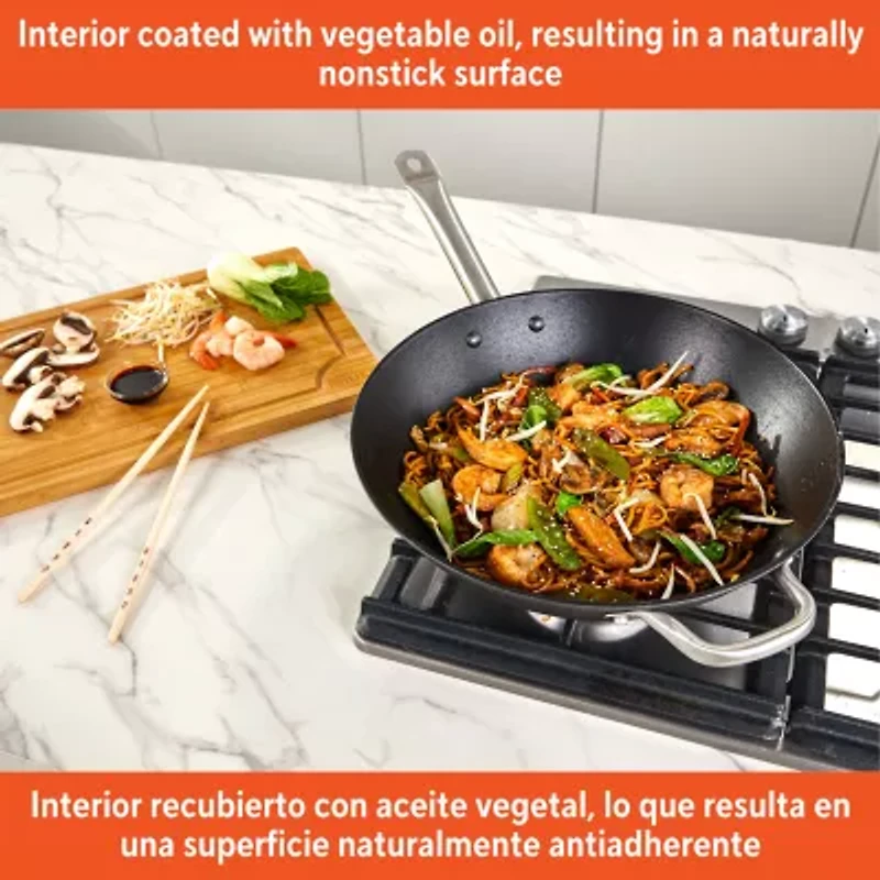 IMUSA 14" Coated Steel Wok