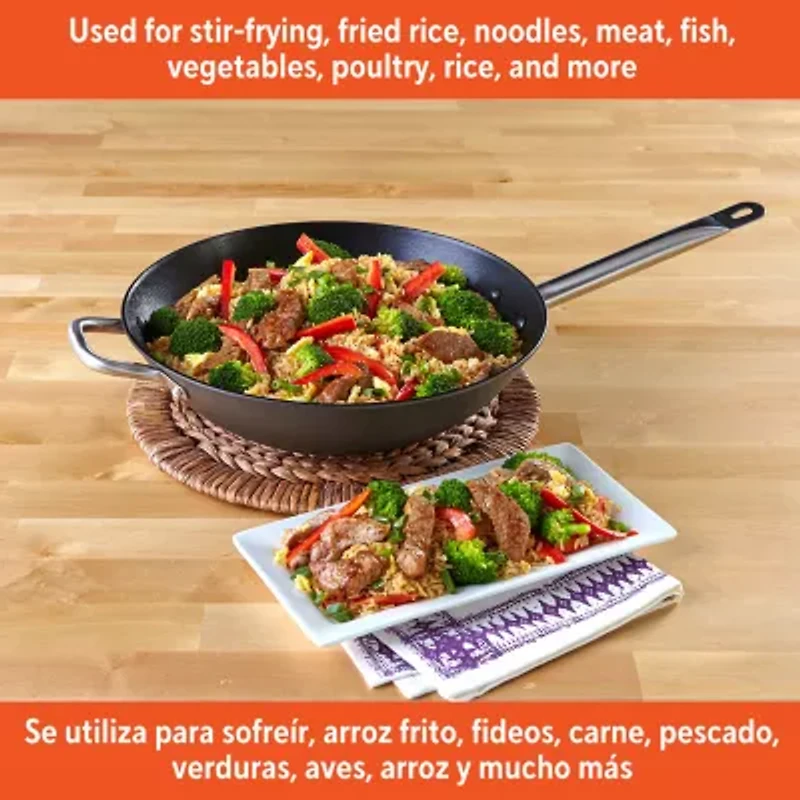 IMUSA 14" Coated Steel Wok