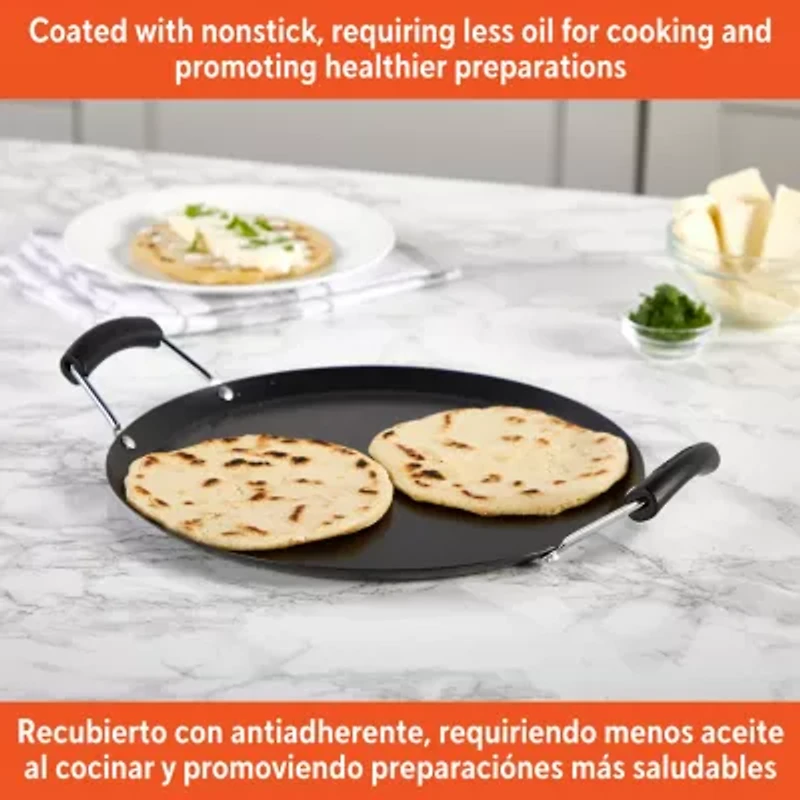 IMUSA 11" Round Comal Griddle with Bakelit Handle
