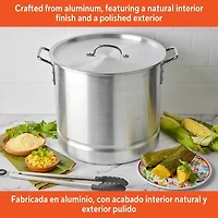 IMUSA 2-pc. Aluminum Steamer Set with Lids