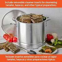 IMUSA 2-pc. Aluminum Steamer Set with Lids
