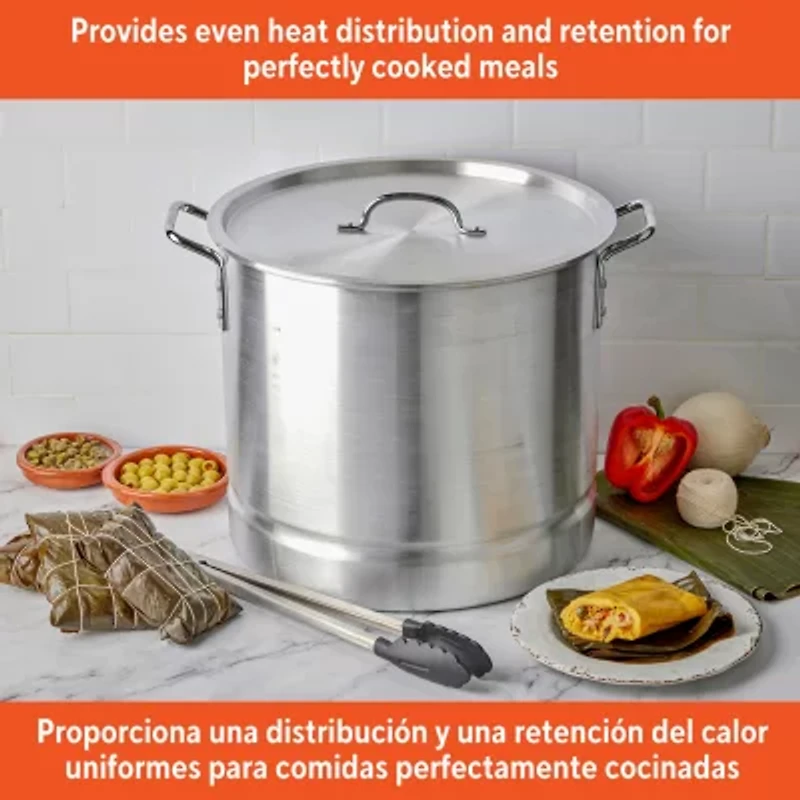 IMUSA 2-pc. Aluminum Steamer Set with Lids