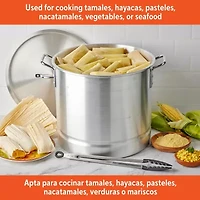 IMUSA 2-pc. Aluminum Steamer Set with Lids