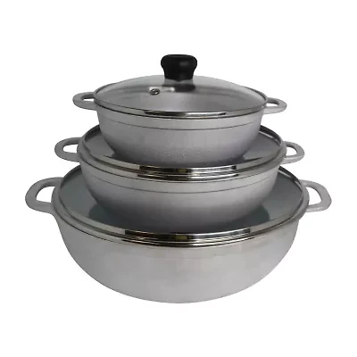 IMUSA Basic 6-pc. Caldero Set with Glass Lids