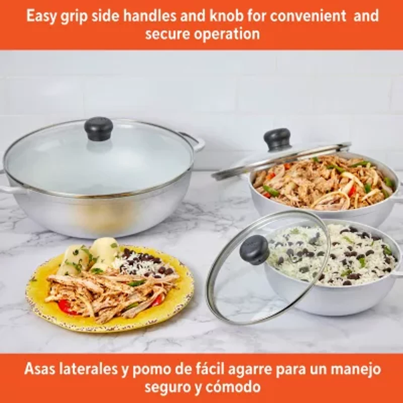 IMUSA Basic 6-pc. Caldero Set with Glass Lids