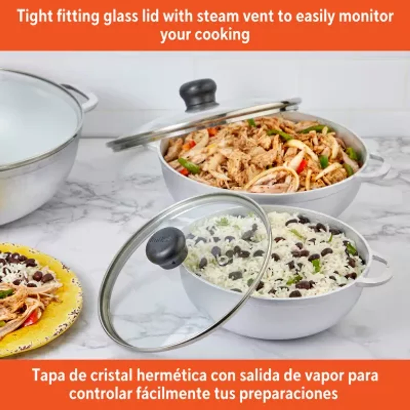 IMUSA Basic 6-pc. Caldero Set with Glass Lids