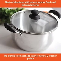 IMUSA 8-qt. Aluminum Stockpot with Lid