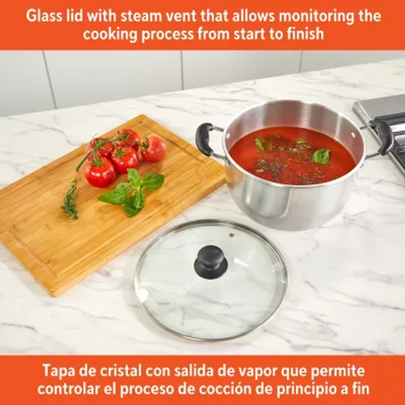 IMUSA 8-qt. Aluminum Stockpot with Lid
