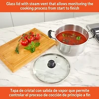 IMUSA 8-qt. Aluminum Stockpot with Lid
