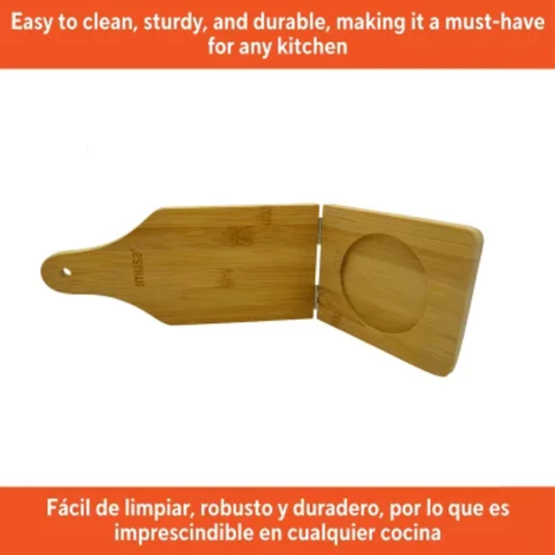 IMUSA Bamboo Large Plaintain Press