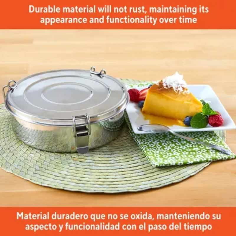IMUSA Stainless Steel 7" Round Flan Mold