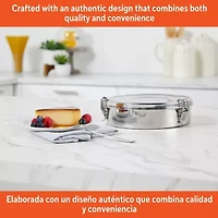 IMUSA Stainless Steel 7" Round Flan Mold