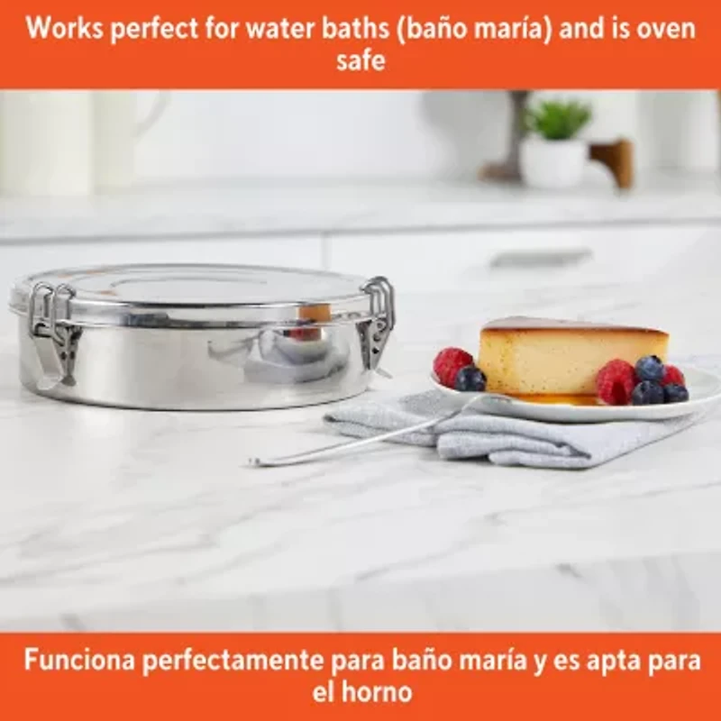 IMUSA Stainless Steel 7" Round Flan Mold