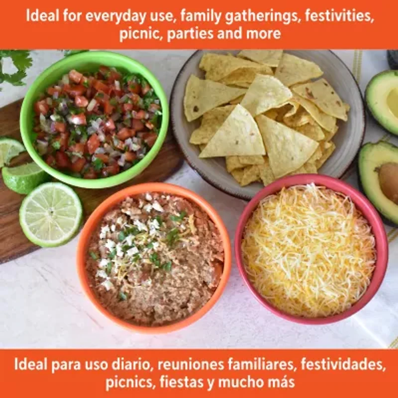 IMUSA Multicolor 3-pc. Salsa Dish Set